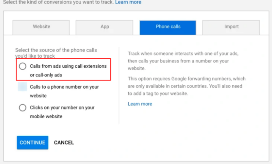 6. call tracking