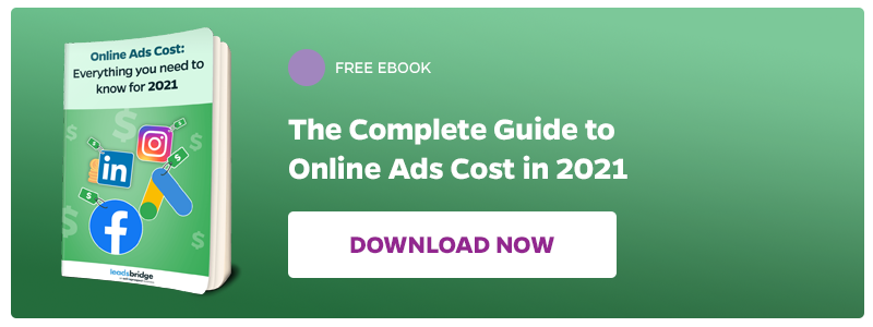 Download now the complete guide to Online Ads Cost in 2021